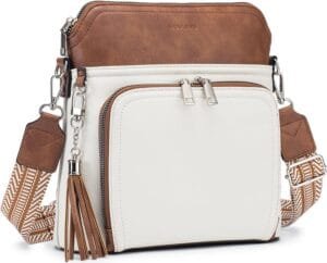 Crossbody Purse for Women,Lightweight Medium Crossbody Bag Soft Leather Women’s Shoulder Handbags with Tassel