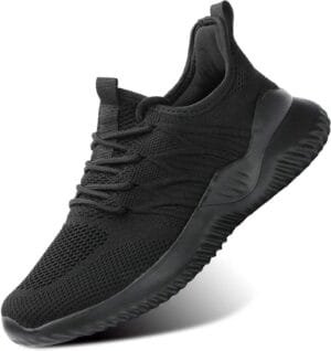 KEEZMZ Womens Ladies Walking Running Shoes Slip On Lightweight Casual Tennis Sneakers Clothes Shoes