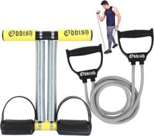 Oddish Tummy Trimmer Double Spring Red color with Tummy Twister combo Pack home gym equipment abdominal exercise fat cutter body toner fat booster for men and women