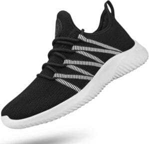 Feethit Womens Slip On Running Shoes Non Slip Walking Shoes Lightweight Gym Workout Shoes Breathable Fashion Sneakers