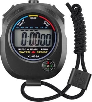 KingL Digital Stopwatch Timer – Interval Timer with Large Display