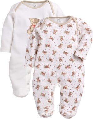 Baby Girls Romper For All Season/Sleep Suit/Comfort Fit/ 100% Cotton (Set Of 2) GOBS20-BABY-ROMPER-001