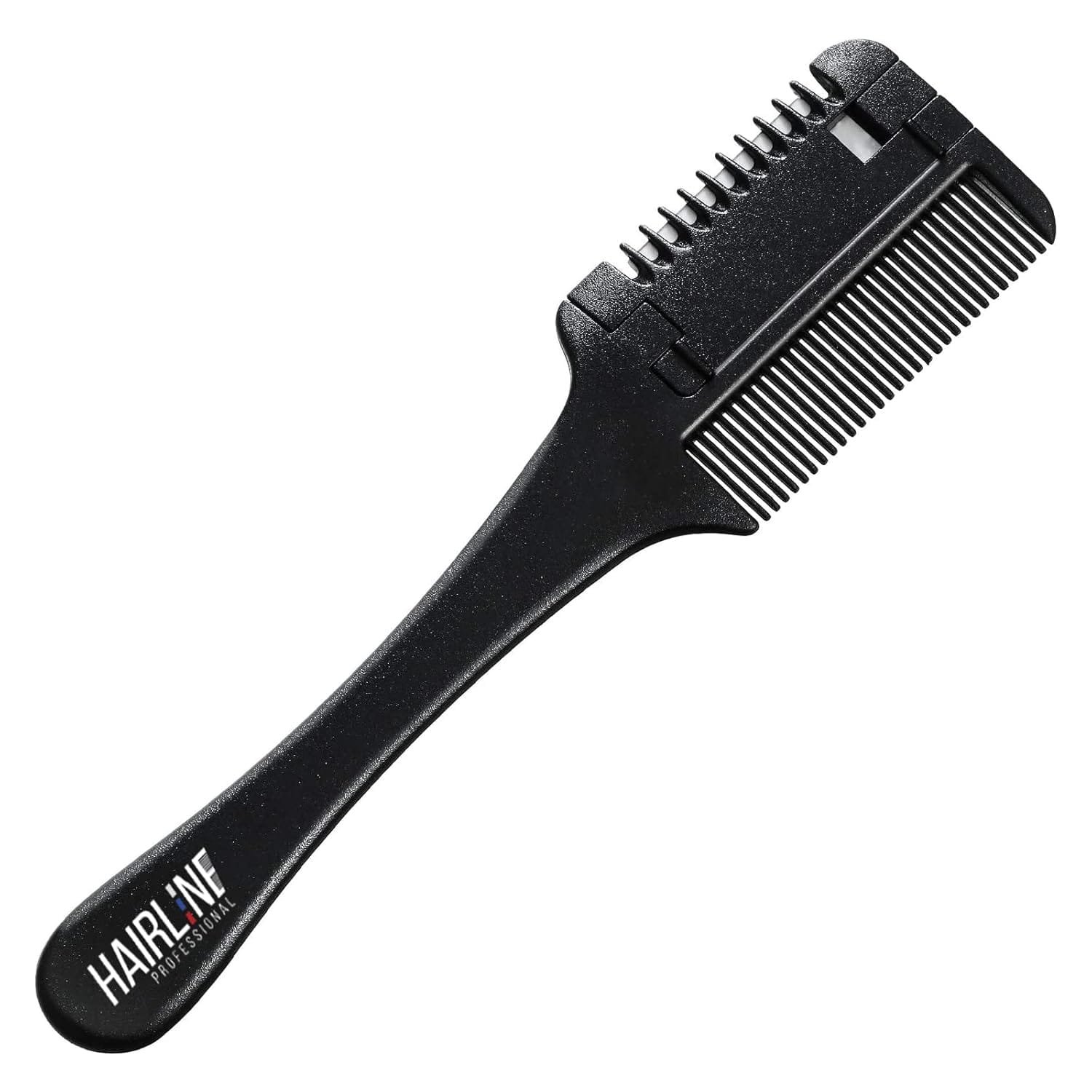 Professional Unisex Multi-Functional Single Blade Razor Comb for Hair Thining/Trimming, Hairdressing Cutting Tool For Salon n Home Use_Black