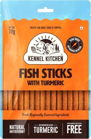 Soft Baked Fish Stick Treats for Dogs, 70g (Pack of 1)