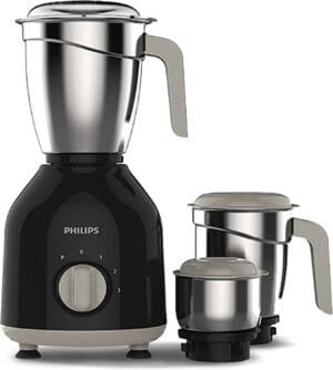 Philips Hl7756/00 750-Watt Mixer Grinder With 3 Jars (Black)