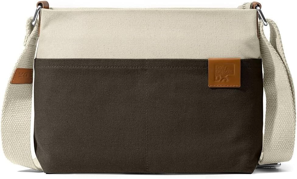 Unisex All Sunday Crossbody Messenger Bag | Trendy Cotton Handbag Purse | Shoulder Bag Organiser