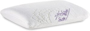The White Willow Memory Foam Travel, Camping,Backpacking, Road Trips, Airplane Pillow for Neck and Back Support Lightweight with Washable Pillow Cover (17″ L x 12″ W x 3″ H, Multi)