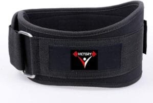 Weight Lifting Belt, Ultra Gym Belt Flexible – Light Weight Back & Abdomen Support