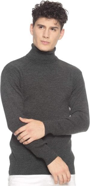 Men’s 100% Acrylic Winter Wear Regular Fit Casual Full Sleeve Solid Sweater