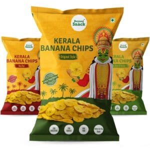 Beyond Snáck Kerala Banana Chips | 3 Pack Combo, 600g| Pack of 2 | Original Style, Peri Peri, Sour Cream Onion & Parsley (3X100g)