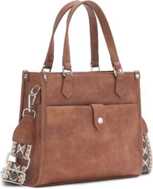 Crossbody Purses and Handbags for Women Leather Tote Purse Womens Top Handle Satchel with Detachable Strap