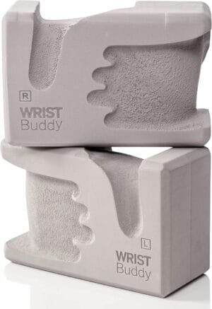 WRIST Buddy® Yoga Blocks 2 Pack | Reduces and Prevents Wrist Pain, Enhances Comfort Stability and Grip Strength on the Blocks | Hand-Shaped Blocks | EVA Yoga Accessories Set | Best Gifts for Yoga
