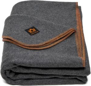 Arcturus Military Wool Blanket – Warm, Thick, Washable – Great for Outdoors, Camping, Stadium Blanket, Picnics, Travel – Car & Bushcraft Survival Kits, Large 64in x 88in 4.5 lb