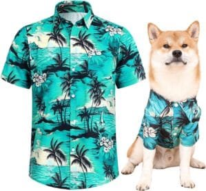 Dog Shirts Hawaii Dog Clothes for Small Medium Large Dogs Owner and Pet Shirts are Sold Separately