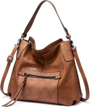 Realer Hobo Bag for Women Purse Handbag Large Crossbody Bag Womens Shoulder Bag,Brown