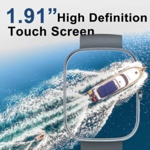 Smart Watch for Men Women, 1.91″ HD Smartwatch (Answer/Make Call), Fitness Tracker with 110+ Sport Modes, IP68 Waterproof, Heart Rate/Sleep/Spo2 Monitor, Pedometer, Activity Tracker for Android iOS