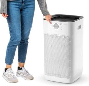 IRIS USA WOOZOO Air Purifier for Home Large Rooms Bedroom with H13 True HEPA Filter, Remove Up to 99.97% of Particles Pollen Pet Dander Smoke Odor with Auto Mode and Air Quality Indicator, 2,550 ft²