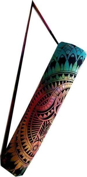 INDIAN CRAFT CASTLE ICC Yoga Mat Bag Carrier Full-Zip Exercise Yoga Mat Carry Bag for Women Men with Multi-Functional Storage Pockets and Adjustable Shoulder Strap 26X6 Inches