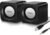 FRONTECH Premium 2.0 Channel USB Powered Speakers with 1.5W x 2 Output, AUX Input, and 1-Year Warranty (Black)