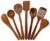 Wooden Serving and Cooking Spoons Set Kitchen Organizer Items Kitchen Accessories Items