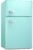 Antarctic Star Compact Mini Refrigerator Separate Freezer, Small Fridge Double 2-Door Adjustable Removable Retro Stainless Steel Shelves Living room/Kitchen/Dorm/Office 3.2 cu ft.Green