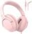 MIDOLA Wired Headphones Hi-Fi Sound with Microphone Hi-Fi Sound Adjustable Over-Ear/On-Ear, 1.5M Cord & Foldable Design, Lightweight Headset fit Kids/Teens/Adults for PC/Tablet/Laptop Pink