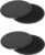 Exercise Core Sliders, 4 Pcs Dual Sided Gliding Discs Use on Carpet or Hardwood Floor, Fitness Slides for Gym, Home, Outdoor Training Abdominal Workout, Black