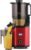 KENT Cold Pressed Juicer | Maintains Higher Nutrients in Juice | High Juice Yield | Faster Juicing | Automatic Cutting of Fruits & Vegetables | Double Blade Hopper | 400W BLDC Motor | Red & Black