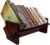 Space Saving Wooden Hand Made Book Holder Mini Book Shelf Rack for Home Table Library Book case Living Room Bookshelf and Office Table Bookcase