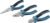 Bosch Professional Three-Part Pliers Set (Combination Pliers, Needle-Nose Pliers and Side Cutters, with L-BOXX Inlay)