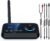 Bluetooth 5.3 Transmitter Receiver 3-in-1 Wireless Bluetooth Audio Adapter for Tv/Home Stereo/Old Speakers/Music Streaming Sound System Pair 2 Devices Long Range Low Latency RCA/Optical/Aux