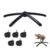 Maktune Heavy Durable Office Chair Metal Base 26″ – Replacement Rolling Stand With Black Wheel, Revolving Leg, Spare Parts, Repair Accessories, Wheelchair Spares For All Chairs