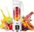 Portable Blender Electric Juicers Fruit Mixers USB Rechargeable Smoothie Mini Blender Personal Juicer 10 Blades 3Gears With 1500 Mah Rechargeable Battery-Smoothie Blender