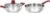 Amazon Brand – Solimo Stainless Steel 2 Piece Cookware Set |Impact Forged Bottom | Soft Touch Handles and Knob, Silver