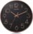 VOLANTIS 12 Inch Modern Stylish Non Ticking Silent Wall Clock For Home Clocks For Wall, Living Room, Bedroom, Office, And Kitchen (Black & Rose Gold,Plastic)