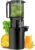 Cold Press Juicer, 5.4″ Wide Feed Chute Juice Extractor Machine with 400W, High Juice Yield, Slow Masticating Juicer for Whole Vegetables & Fruits, Black