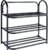 KSP HOME Heavy Metal Home Utility Foldable Shoe Rack 3 Shelves Durable and Multipurpose Shoe Rack/Shoe Stand/Shelf Book Stand/Shelve/Multipurpose Rack 3 SHELF (3 SHELF)