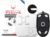 HOTLINEGAMES 2Sets 3.0 Plus Rounded Curved Edges Mouse Feet Skates Compatible with Logitech G Pro Wired,G102,G203 Gaming Mouse Feet Replacement (0.7mm,Smooth Glide,PTFE) Professional Mice Upgrade Kit