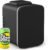 Simple Deluxe 4L/6 Can Mini, Portable Cooler & Warmer Freon-Free Small Refrigerator, Compact Fridge for Skincare, Beverage, Food, Cosmetics, Black