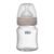 Chicco Well-Being Glass Feeding Bottle for Babies (120ml,Slow Flow) |Premium Borosilicate Glass for High Durability |Elongated Teat for Correct Latch |Comes with Anti-Spill Cap | BPA Free (Neutral)