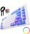 Kreo Hive RGB Anti-ghosting Gaming Keyboard | 75% Tenkeyless Wired Mechanical Keyboard with RGB Backlight | Detachable USB C Cable (White-Purple, Red Switch)
