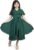 Girl’s Calf Length Solid Dresses