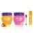 2PCS Lip Mask Overnight, Honey&Sakura Day and Night Repair Sleeping Lip Balm, Fade Lip Lines Bee Balm, Hydrating &Prevention Dry and Crack Lip Scrubs Exfoliator