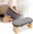 Meditation Bench, Folding Meditation Chair with Cushion, Bamboo Meditation Stool with Anti-Slip Mat, Adjustable Yoga Stool with Curved Bottom Edges, Prayer Bench