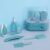 Stylo Teddy New Born Baby 5 in1 Nail Grooming Kit for Baby Manicure Set with Kids Nail Cutter,Tweezer, Nail Filer, Ear Pick, and Scissors(Blue)