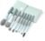 Makeup Brush Set 8PCS Mini With Storage (Blue Gray)