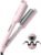 Curling Iron Hair Crimper Waver – TYMO ROVY Beach Waves Curling Wand, Ionic Deep Waver Hair Curler Tool with Ceramic 3 Barrel for Women, Dual Voltage, Anti-Scald, Easy to Use, Pink, 1 Inch
