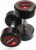 Leeway Rubber Coated Bouncer Dumbbell, Pack of 2| Professional Round Dumbbells| (5kg Pair)