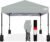 Best Choice Products 10x10ft 1-Person Setup Pop Up Canopy Tent Instant Portable Shelter w/ 1-Button Push, Case, 4 Weight Bags – Silver