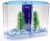 Acrylic Small Mini Fish Betta Double House Fish Breeding Box Tank Hatchery Incubator Aquarium Isolation Box for Baby Shrimp Guppy (18cm x 8cm x 15cm) Random Color Pattern